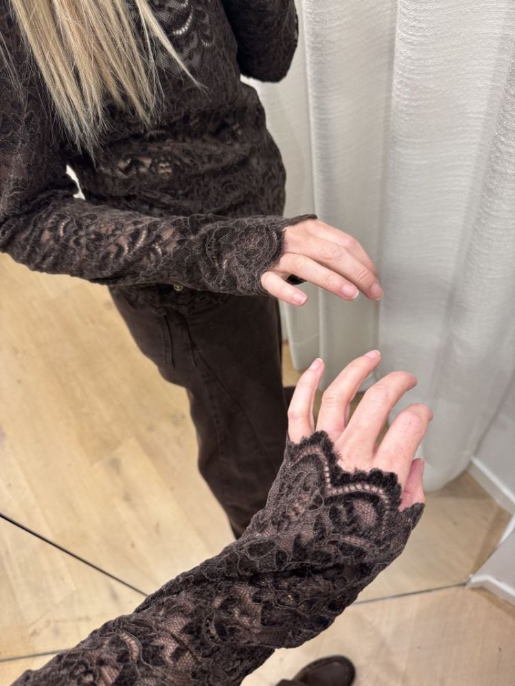 Wies Top Lace Chocolate