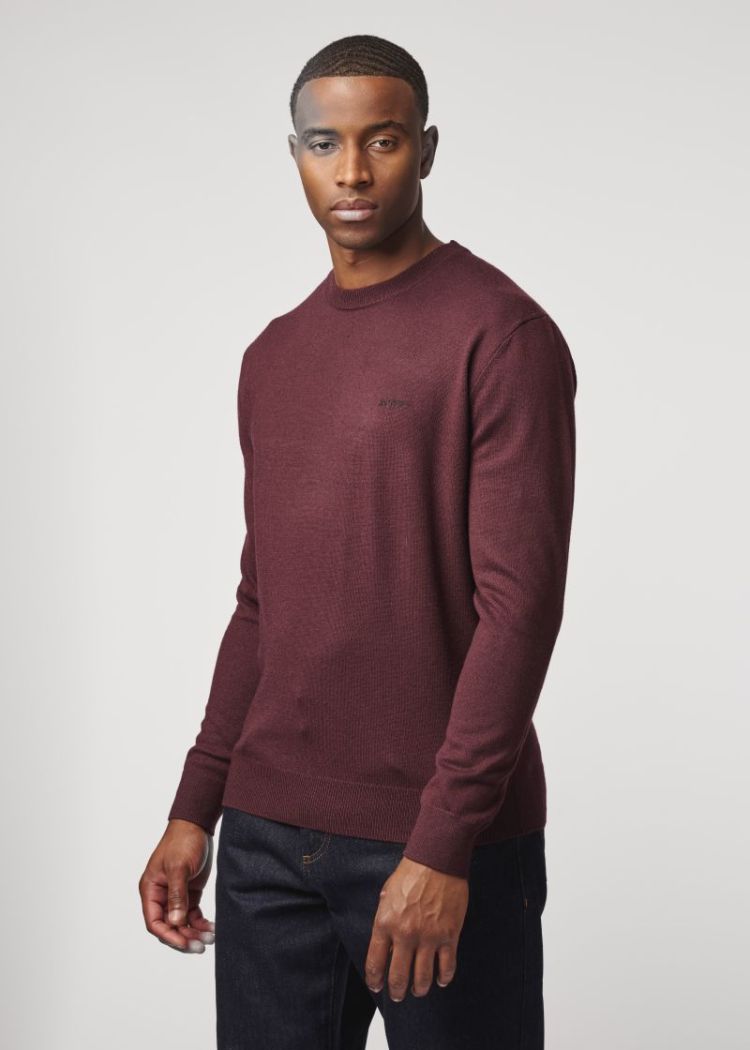 Merino Crewneck Burgundy