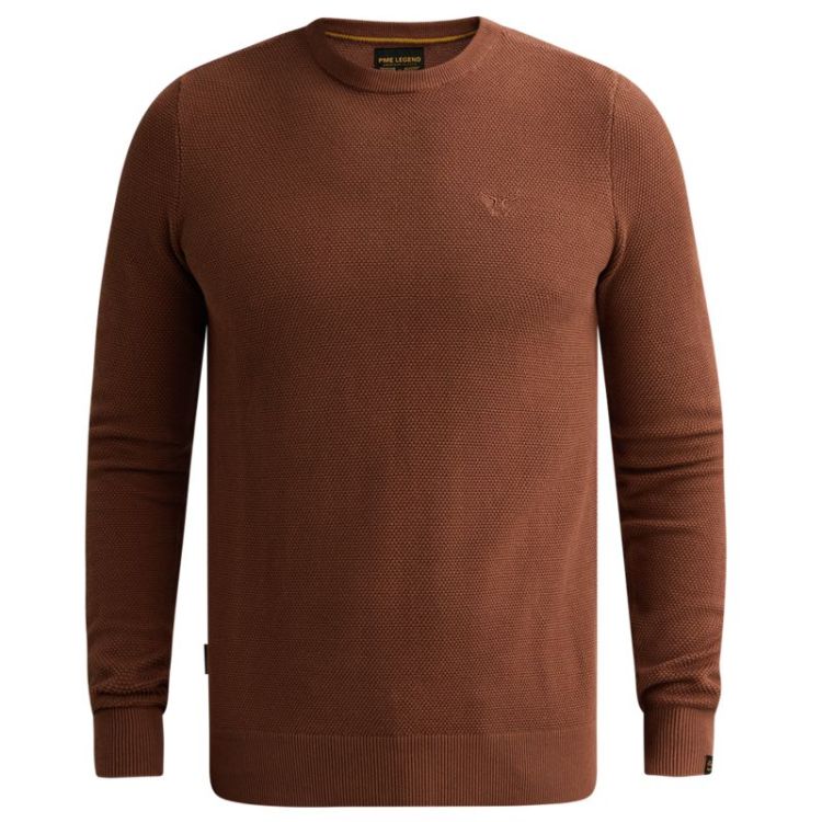 R-neck knit Arabian Spice