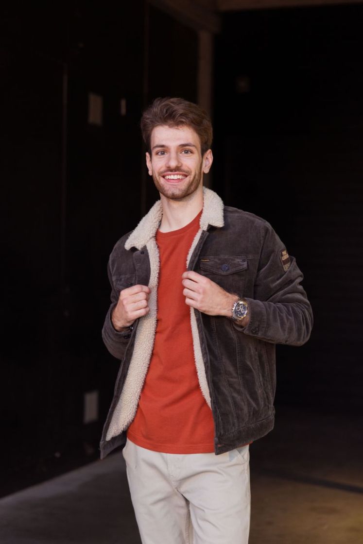 Demin Jacket Corduroy Peat