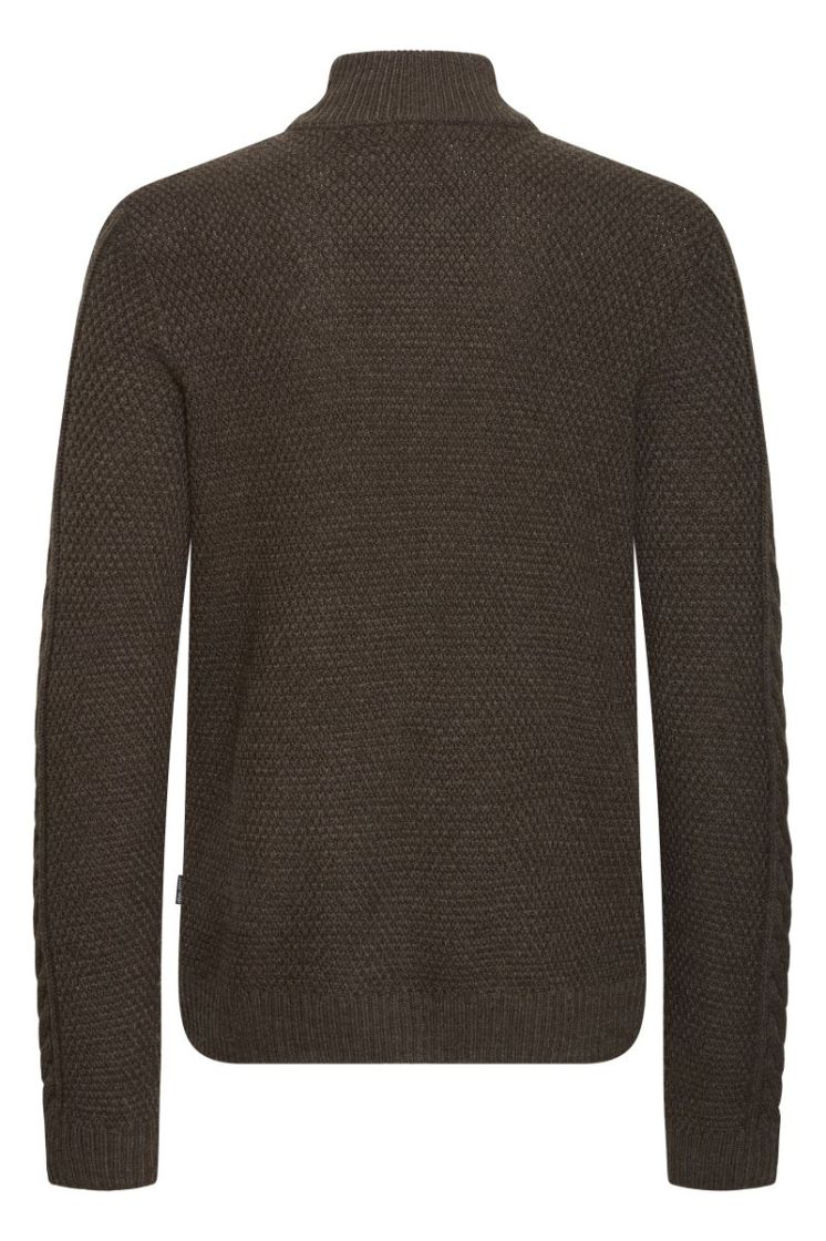 Basim Half Zip Mulch