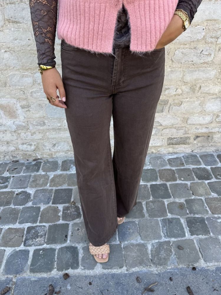 Aura jeans choco