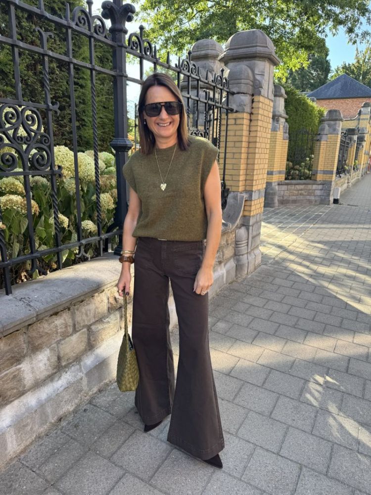 Lulu knit green melange