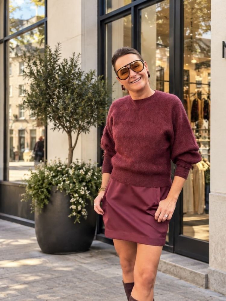 Mira knit tawny Port