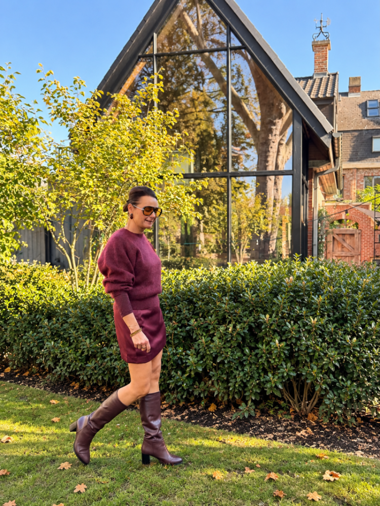 Athena short skirt tawny Port