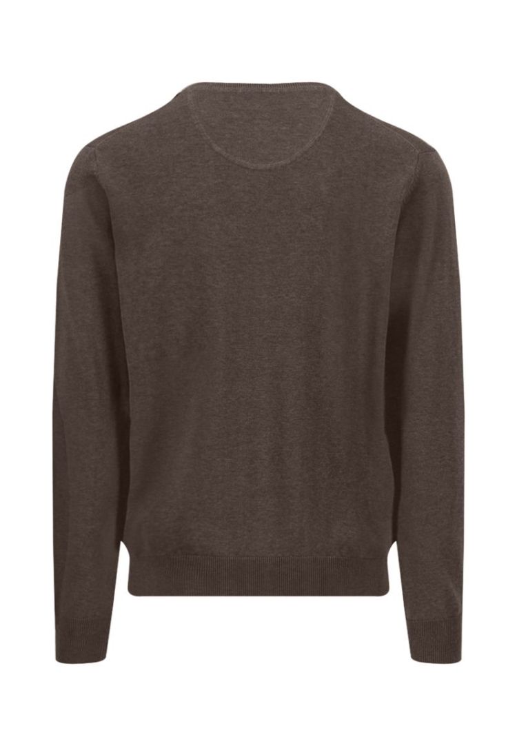 Knitwear V-Neck Dark Cocholate