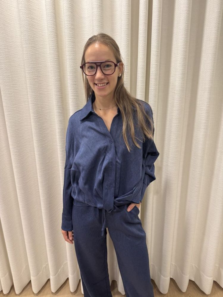 hailey blouse blue
