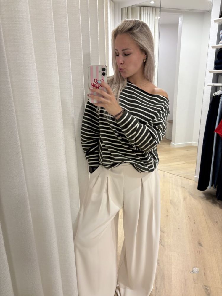 Sweat stripes groen