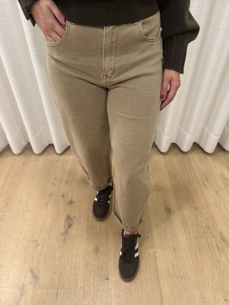 Balloon barrel beige