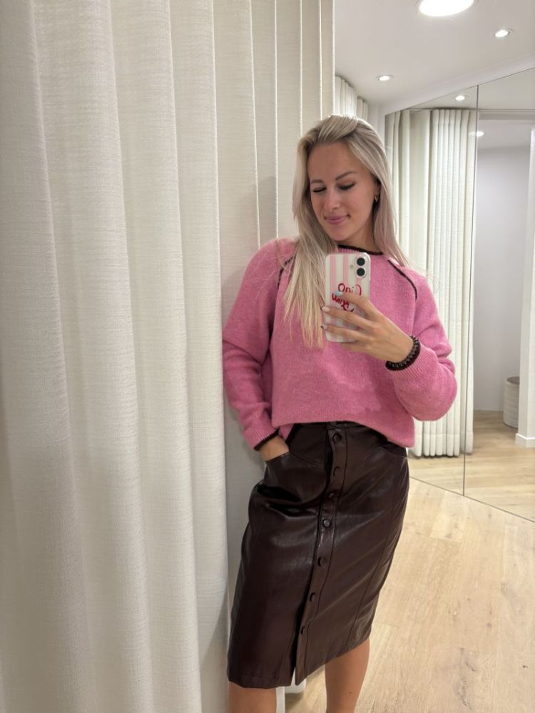 Fernie skirt Burgundy