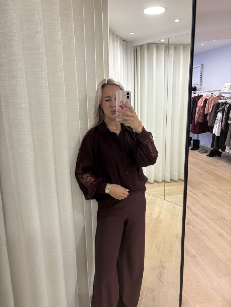 Kinshasa bloes Aubergine