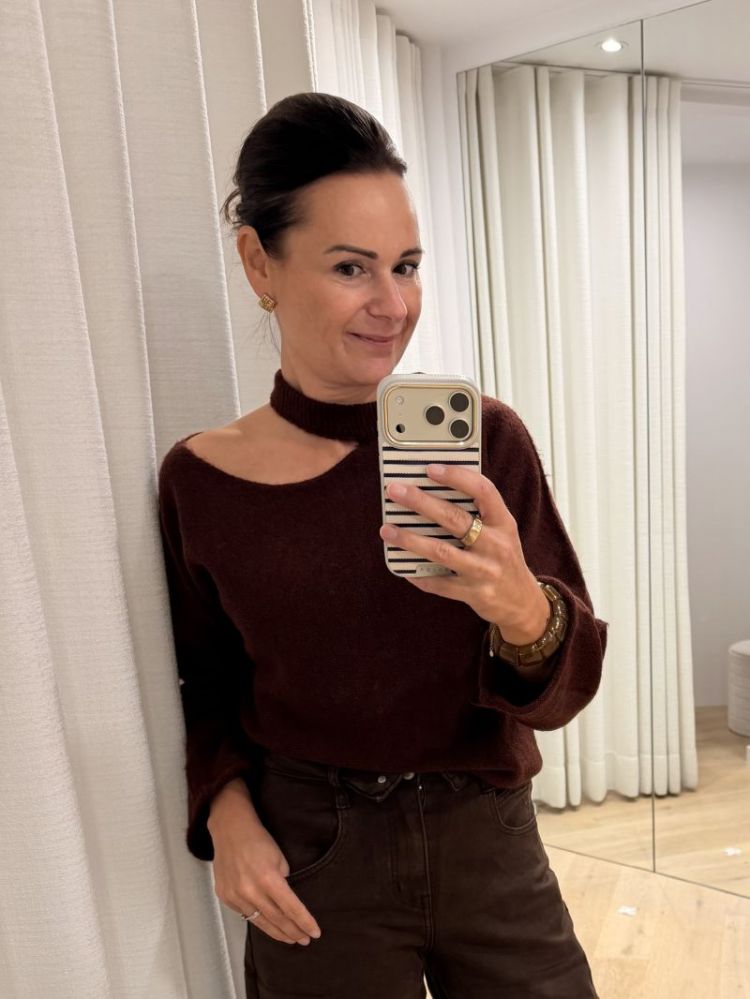 Maracaibo knit Aubergine