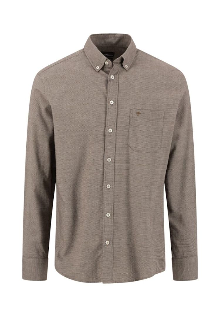 Shirt Melange Taupe