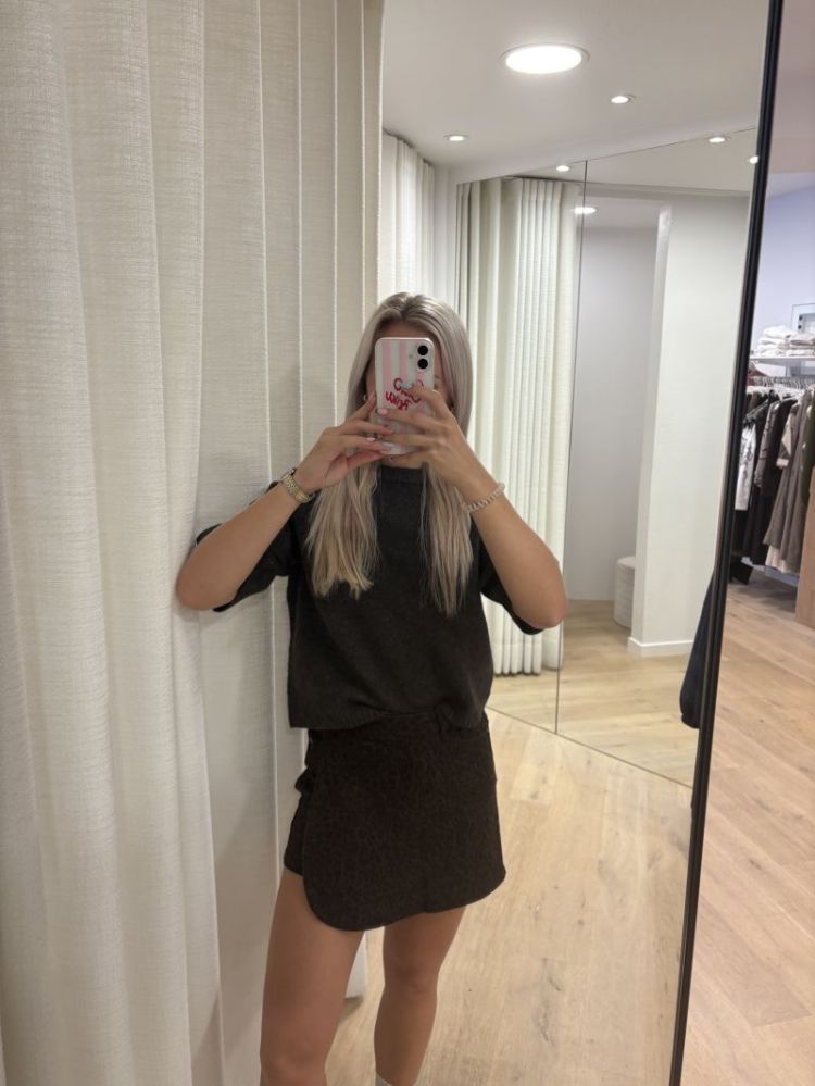leopard skort leopard