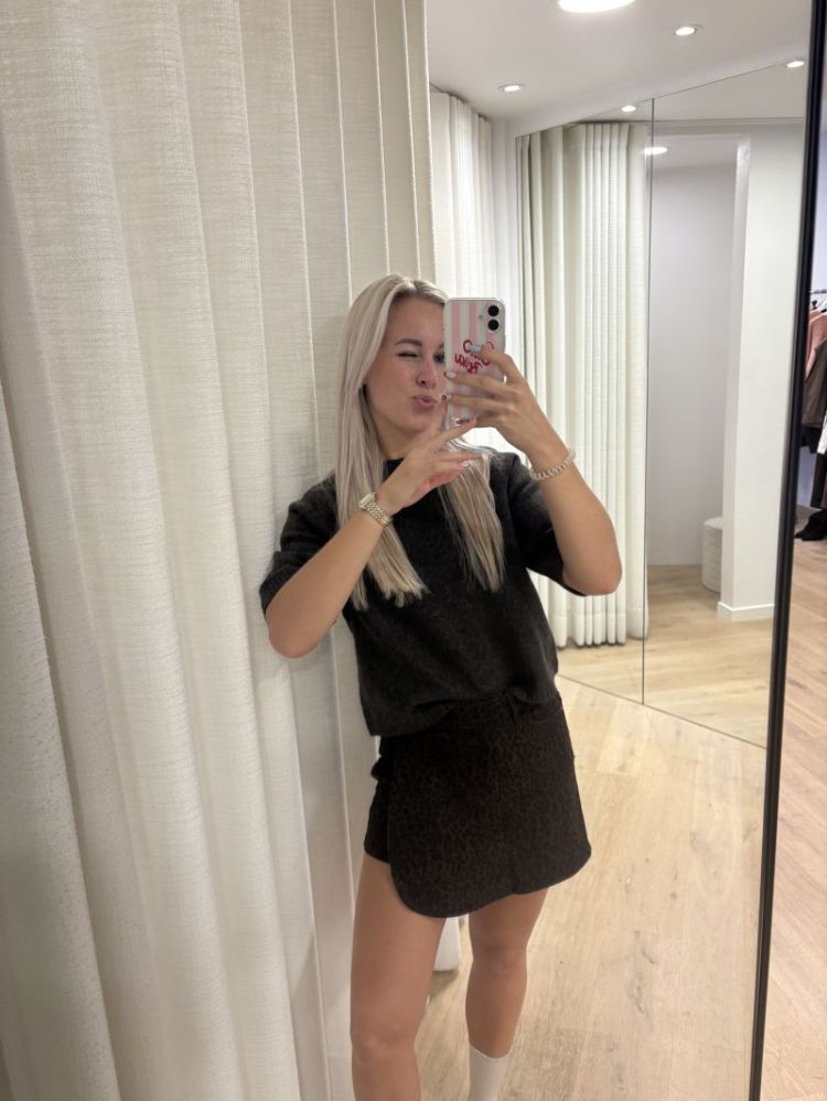 leopard skort leopard