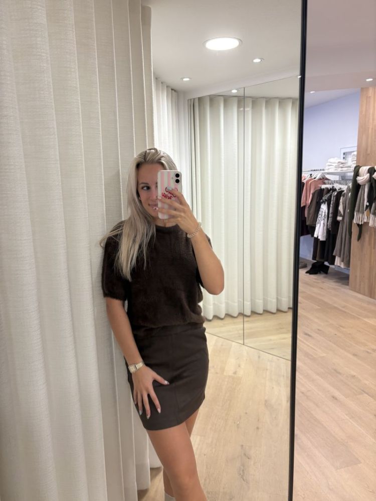 Donnadina short skirt ga noos Coffee bean