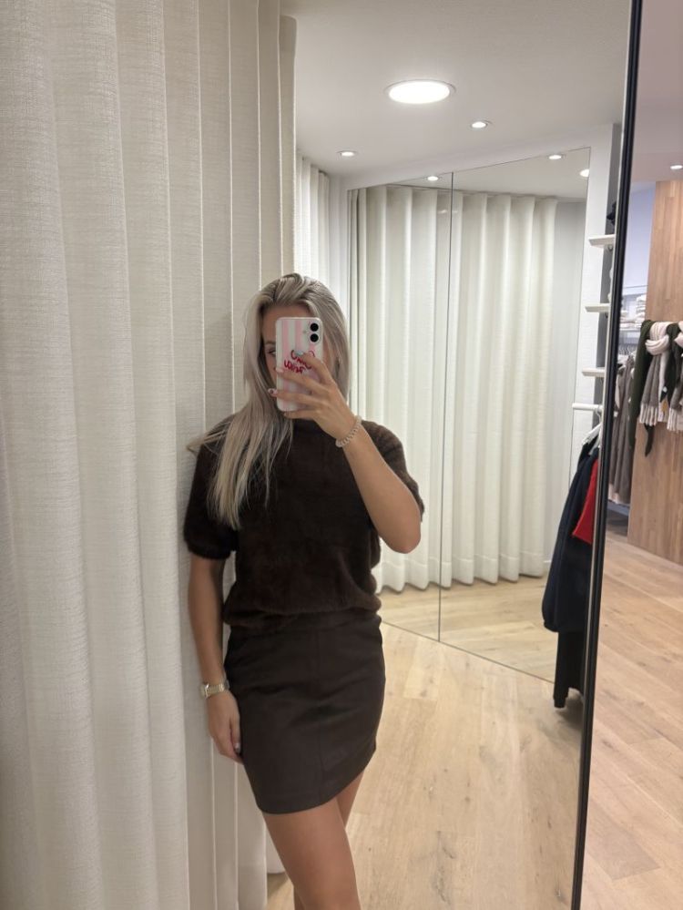 Donnadina short skirt ga noos Coffee bean