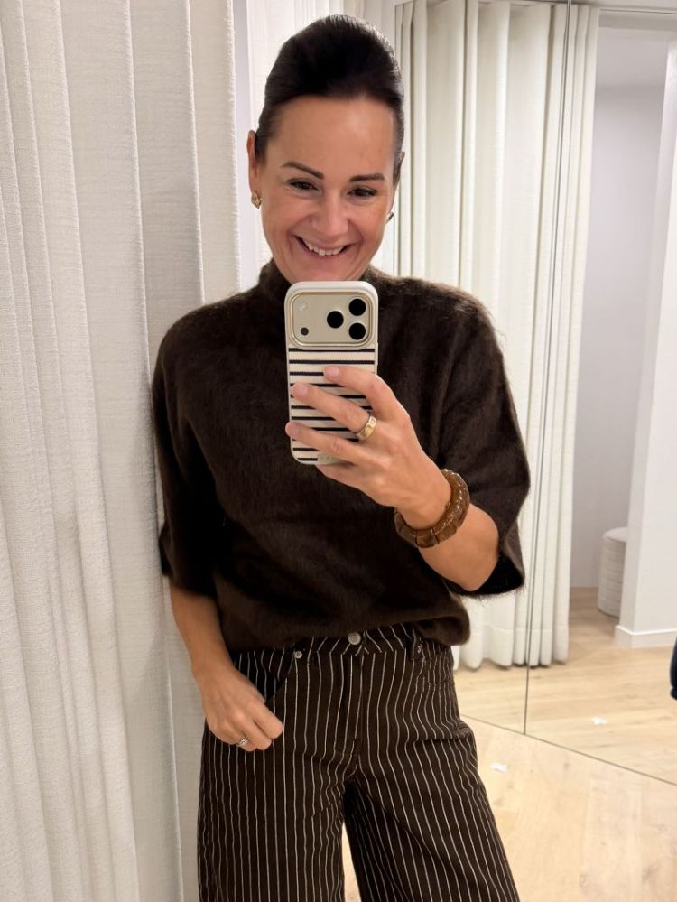 Tilde Mohair blend knit pull mole