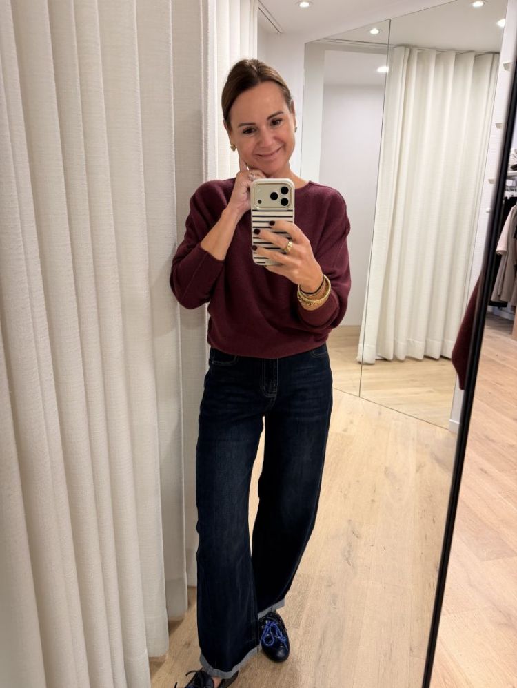 Puglia knit aubergine