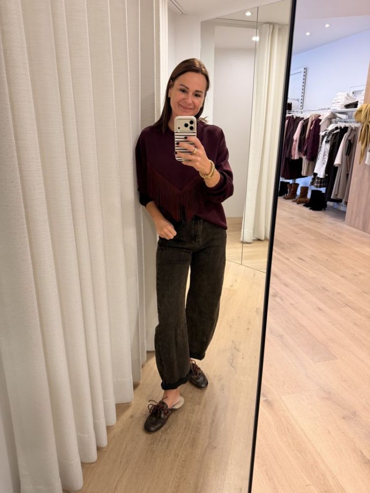 Pompei sweat aubergine